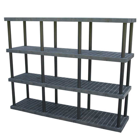 Vestil Plastic Bulk Shelving PBSS-9624-4