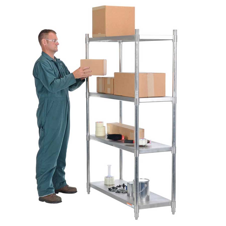 Vestil Stainless Steel Shelving SSS-1848