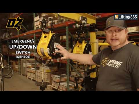 OZ Lifting Builder's Hoist Mounting Arm Bracket - Pipe Mount