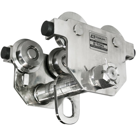 2 Ton OZ Stainless Steel Push Beam Trolley